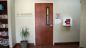 door to Burgess Family Clinic in Decatur