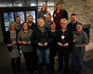 ER Staff with Press Ganey 2017 award