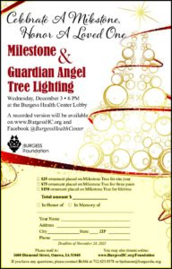 Milestone tree lighting 2025