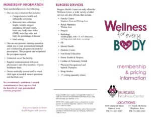 Membership brochure burgess wc1