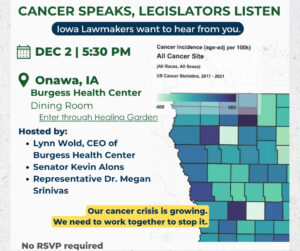 Cancer Speaks, Legislators Listen